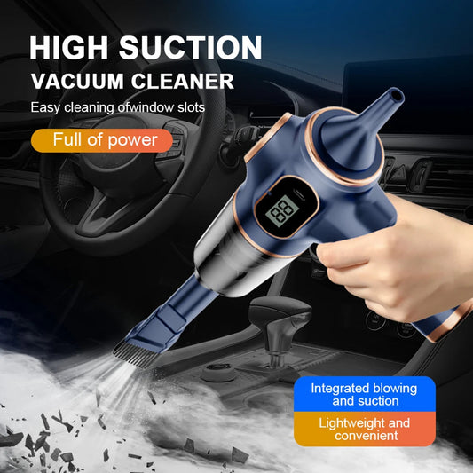 Wireless Car Vacuum Cleaner 9998700PA High Power Mini Cleaning Machine Strong Suction USB Handheld Portable Wireless Cleaner