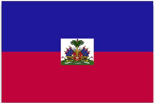 Haiti Haitian Flag Car Magnet Decal, 4x6 Inches, Heavy Duty Automotive Magnet for Car, Truck SUV
