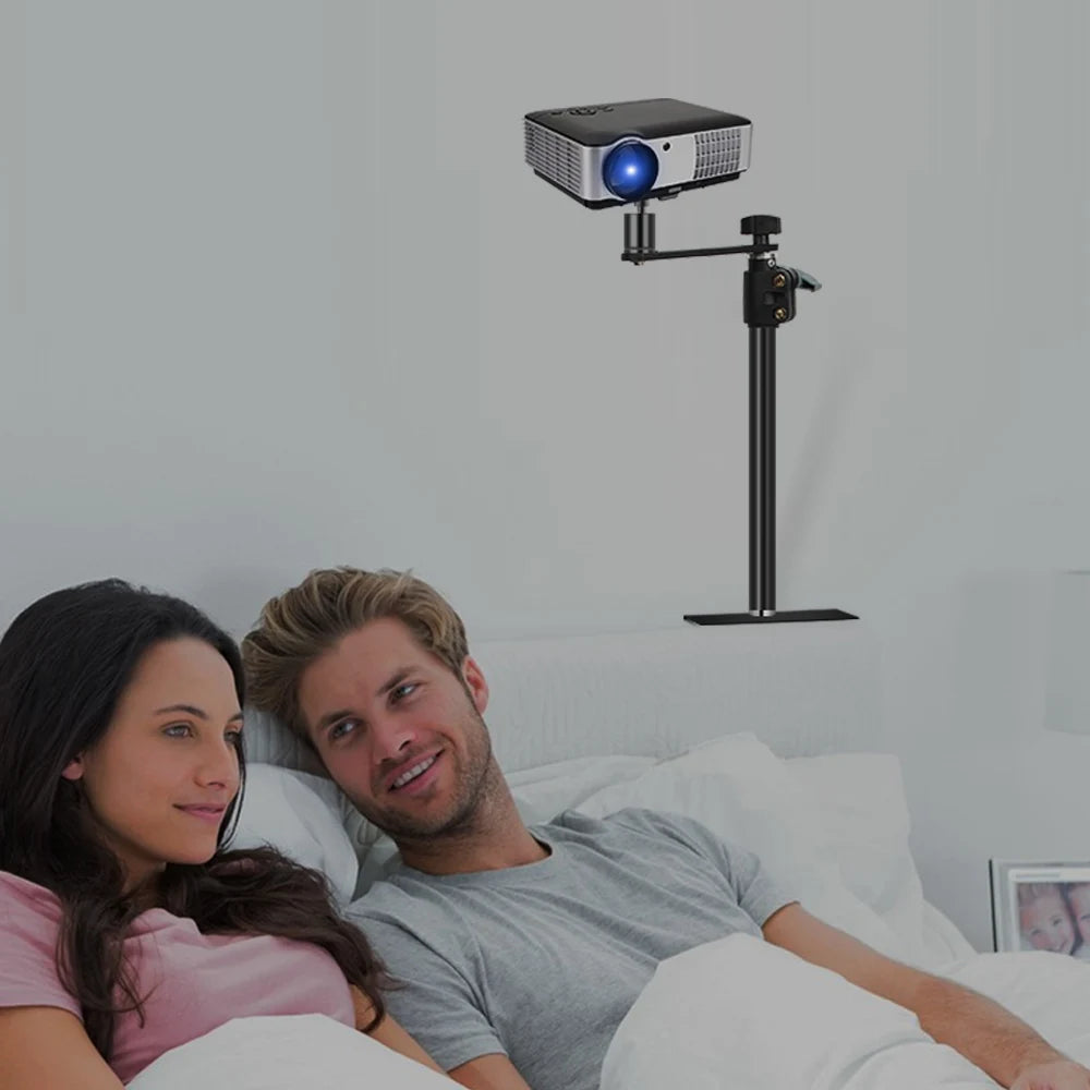 SH Triangle Projector Stand Suit For Bed Sofa Table Easy Use And Store For Ring Light,Video Shooting With Gooseneck