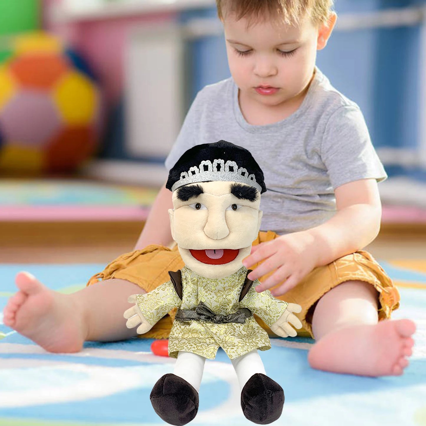 Game Peripheral Hand Puppets Cute Prank Plush Toy for Children Boys and Girls Role-Playing Preschoolers