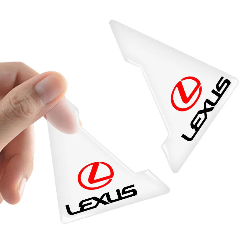 2pc Car Transparent Protective Cover Door Corner Cover Anti-collision Sticker For Lexus CT200H RX200T GX470 RX440H Auto Interior