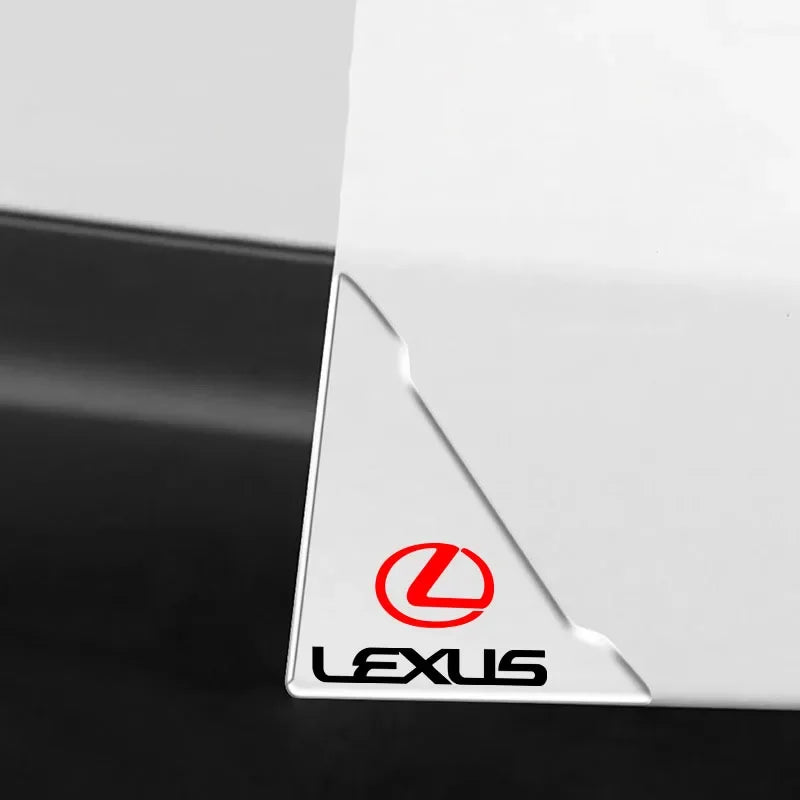 2pc Car Transparent Protective Cover Door Corner Cover Anti-collision Sticker For Lexus CT200H RX200T GX470 RX440H Auto Interior
