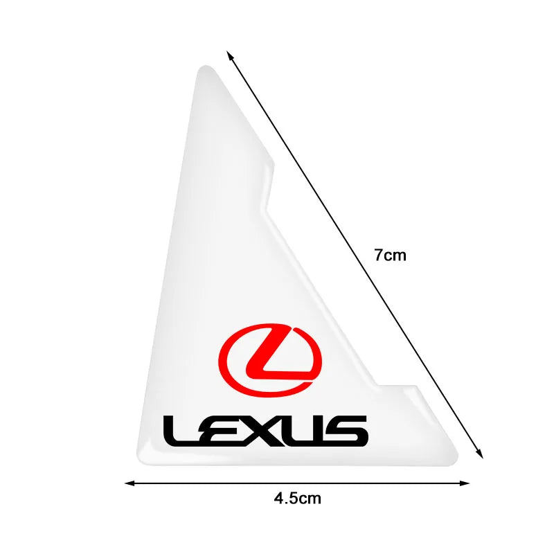 2pc Car Transparent Protective Cover Door Corner Cover Anti-collision Sticker For Lexus CT200H RX200T GX470 RX440H Auto Interior