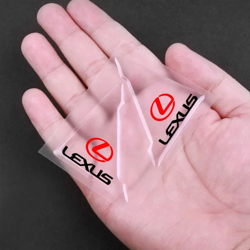 2pc Car Transparent Protective Cover Door Corner Cover Anti-collision Sticker For Lexus CT200H RX200T GX470 RX440H Auto Interior