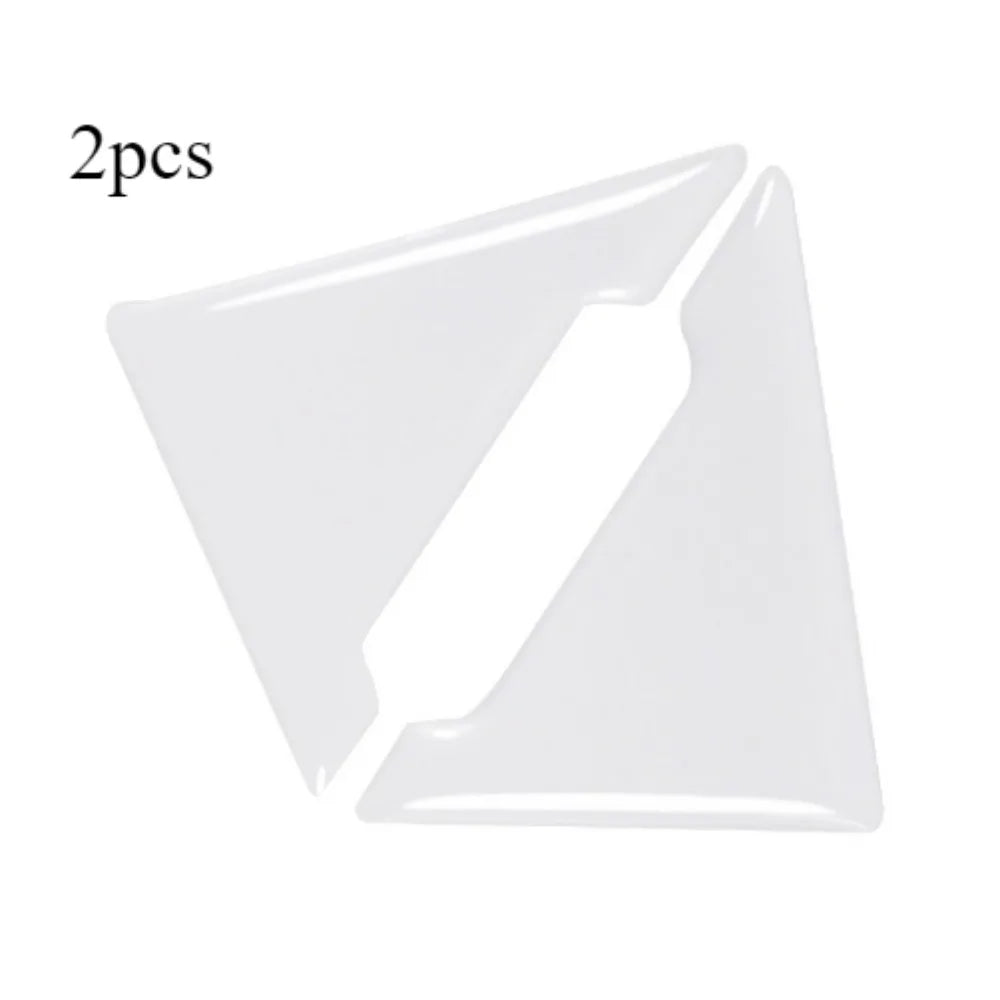 2pcs Car Door Corner Anti-Collision Protector Cover Carbon Fiber Door Corner Silicone Anti-Scratch Anti-bump Protection Stickers