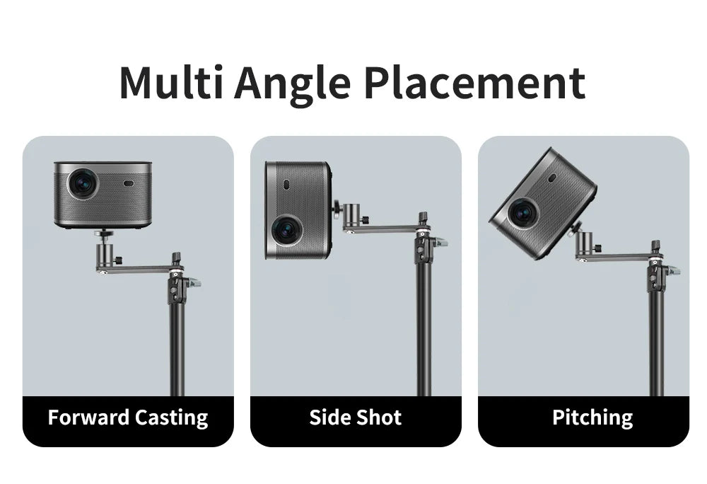 SH Triangle Projector Stand Suit For Bed Sofa Table Easy Use And Store For Ring Light,Video Shooting With Gooseneck