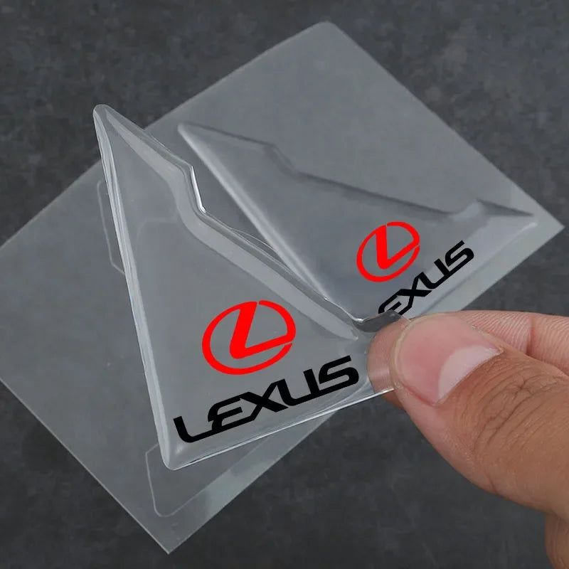 2pc Car Transparent Protective Cover Door Corner Cover Anti-collision Sticker For Lexus CT200H RX200T GX470 RX440H Auto Interior