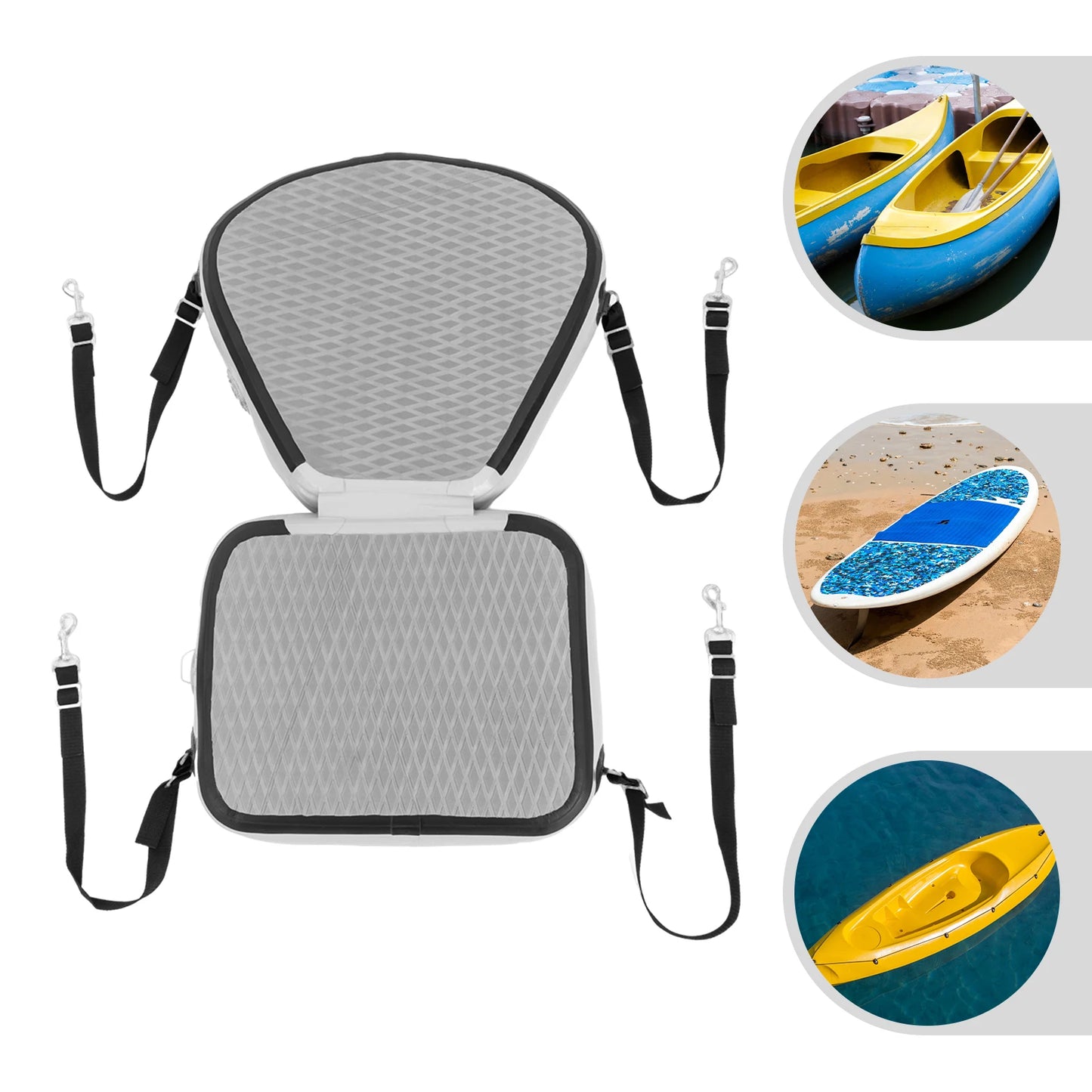 EVA Padded Kayak Seat Kayak Seats, Thicken Seat Cushion for Kayak, Grey New