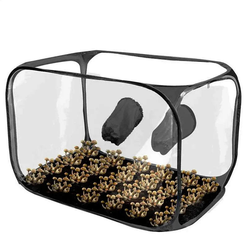 Mushroom Planting Bags Still Air Box For Mushroom Propagation Stations Tent Portable Foldable Transparent Visible Planting Box