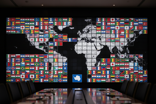 all countries flag in one image