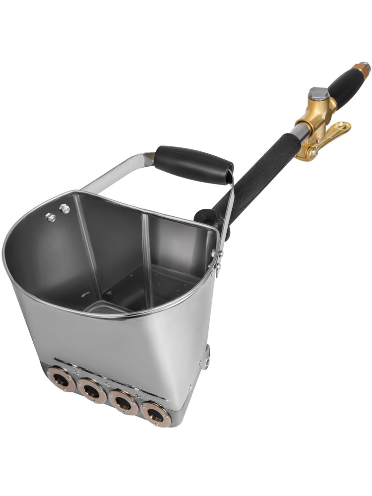 SucceBuy Spray Gun for Painting Walls Ceilings Cement Mortar Sprayer Plaster Hopper Gun 4 Jet Hopper Ladle Construction Tool